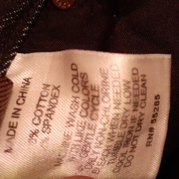 express jeans xs Express Zelda  jeans 2R dark wash 2 y2k low rise denim pants xs - Picture 9 of 10